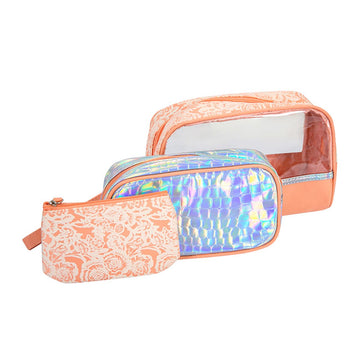 Foxy Γυναικείο Νεσεσέρ Σετ Σομόν 3pcs